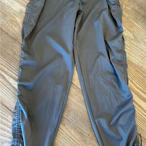 Womens Gray Dance Pants-5 Dance Wear